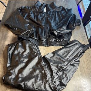 adidas 90’s Shiny Black Women's Track Suit